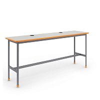 Contemporary high bar table CHARGEBARHPLsteel baserectangular