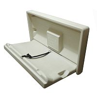 Polyethylene (PE) diaper changing station 09200.2.Sstainless steelwall-mountedcommercial
