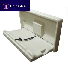 Polyethylene (PE) diaper changing station 09200.2.Sstainless steelwall-mountedcommercial