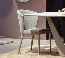 Contemporary chair TWEETindoorfabricleather