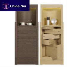 Contemporary chiffonier SIMAnatural oaksucupiragray