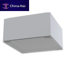 Surface-mounted light fixture QUADROLEDsquarefor public space