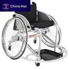 Active wheelchair SPEEDY F1basketballwith legrestgray