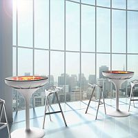 Original design high bar table THE GOBLETS OF FIRE VE 01 / VE 02 / VE 03glassroundhome