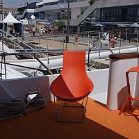 Contemporary armchair TOM YAMpolymer