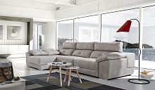 Corner sofa MEMORYcontemporaryfabricgray