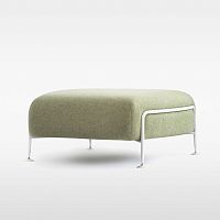 Contemporary ottoman MEGAfabricsteelindoor