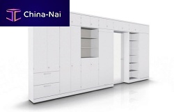 Office storage wall UNIVERSAL.PLUSlaminate