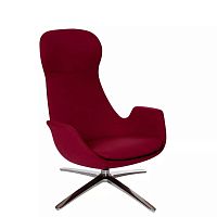 Contemporary lounge chair 9200woolmetalhigh-back