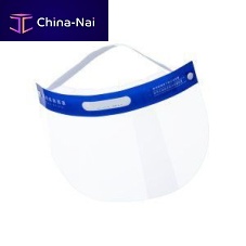 Full-face protection visor transparent