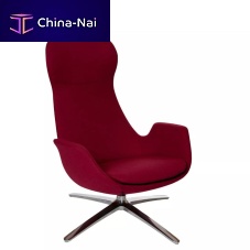 Contemporary lounge chair 9200woolmetalhigh-back