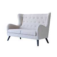 Traditional sofa HARRYfabricgray2-person