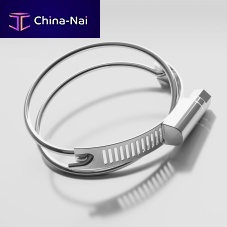 Stainless steel hose clamp Master-Grip Double Wire Clamp, screw-fittingscrew