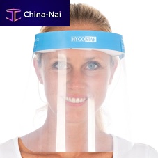 Polyethylene protection visor 8520full-facebox of 25transparent