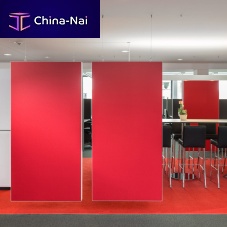 Office partition WINEA SINUSwall-hungaluminumpolyester