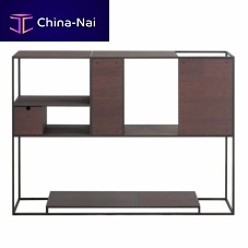 Contemporary shelf TOMIwoodenmetalSolid Surface