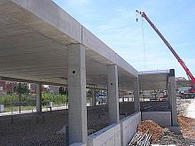 Precast concrete beam reinforced concreterectangular