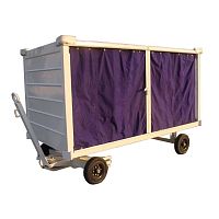 Curtain trailer HI-ABT-006 towedbaggagewith inertia braking
