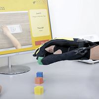 Hand mobility rehabilitation system EsoGLOVE Pro robotic