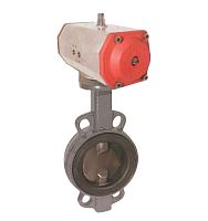 Butterfly valve TA-ED seriespneumatically-operatedfor water
