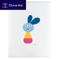 Wall-mounted acoustic panel SNOWSOUND ART polyester fiberrectangularprinted