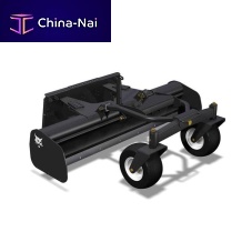 Loader grader blade laser guided