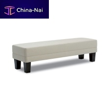 Contemporary upholstered bench EXTRAfabricwith removable cover