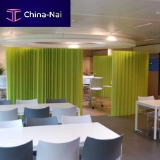 Removable partition PIPE & DROP®slidingaluminumsteel