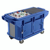Stainless steel prep table VERSA WORK - ULTRAon casterswith storage compartmentrefrigerated