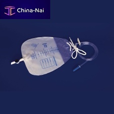 Urinary drainage set with anti-reflux valve
