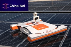 Solar panel cleaning robot dry cleaningwet cleaningmobile