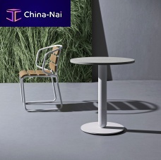 Contemporary dining table CIGARlaminatealuminum basesteel base