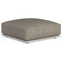 Contemporary ottoman TRESS aluminumsquareoutdoor