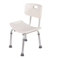 Bath chair with backrestfor people with reduced mobility