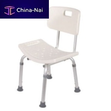 Bath chair with backrestfor people with reduced mobility