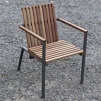 Contemporary chair Axis LA135outdoorindoorsolid wood