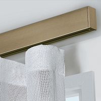 Metal curtain rod ALPHABETICAL wall-mountedwindow