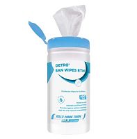 Floors ans surface cleansing wipes Detro San ETHpack of 100