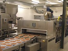 Automatic pizza production line