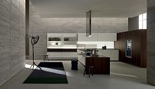 Contemporary kitchen ICONwood veneerislandhandleless