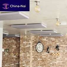 Acoustic wall panel for ceilingwoodenrectangular