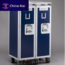 Half-size aircraft meal trolley full-sizewith built-in electronic lock