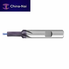 Solid carbide milling cutter GSF-Z-2xD-R15-IKZ-HB-TiCN threadcoatedfor steel