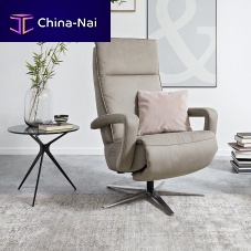 Contemporary armchair MR 251leathermetalergonomic