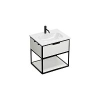 Washbasin with drawer SGUJ063built-inceramicaluminum