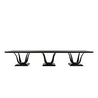 Traditional dining table MILANO : CORALLO COR 61Asolid woodrectangularhome