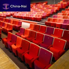 Contemporary auditorium seating CAISSON INERTIEfabricwoodenmetal