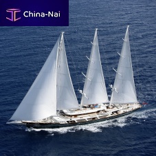 Cruising sailing super-yacht EOSwheelhouse3 masts