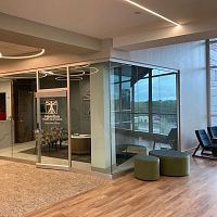 Fixed partition LIGHTLINEglazedaluminumcommercial