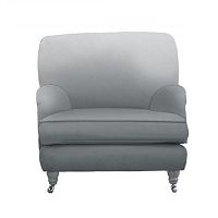 Traditional armchair ACADEMYfabricupholsteredgray
